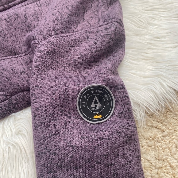 {Ascend} Purple Fleece Full-Zip Jacket - Women's - Picture 4 of 6